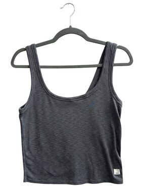 Vuori Charcoal Ribbed Scoop Tank